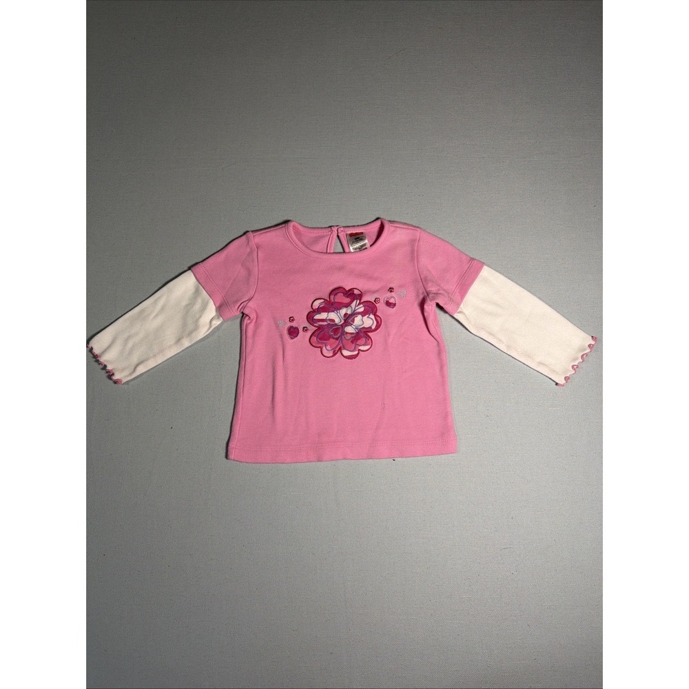 FISHER PRICE PINK FLOWER SHIRT SIZE 18 MONTHS